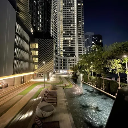 24Th Floor, Cozy Bangkok Skyline View Oasis 1Bed & 1Sofa Aparthotel